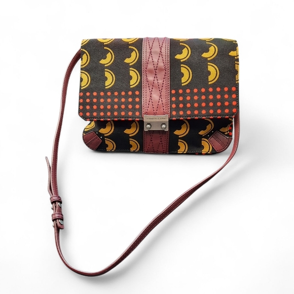 ANTHRO × SCHULER & SONS PHILADELPHIA Mod Crossbody Clutch MCM Graphics Print - Picture 3 of 14